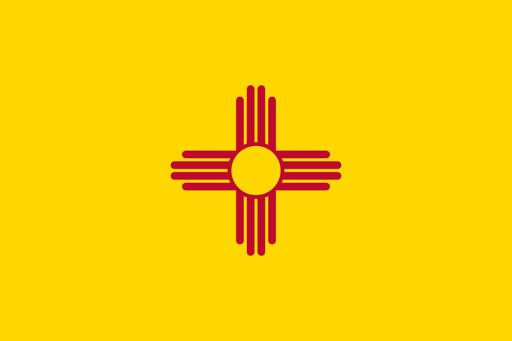 The flag of New Mexico.