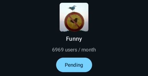 6969 users / month